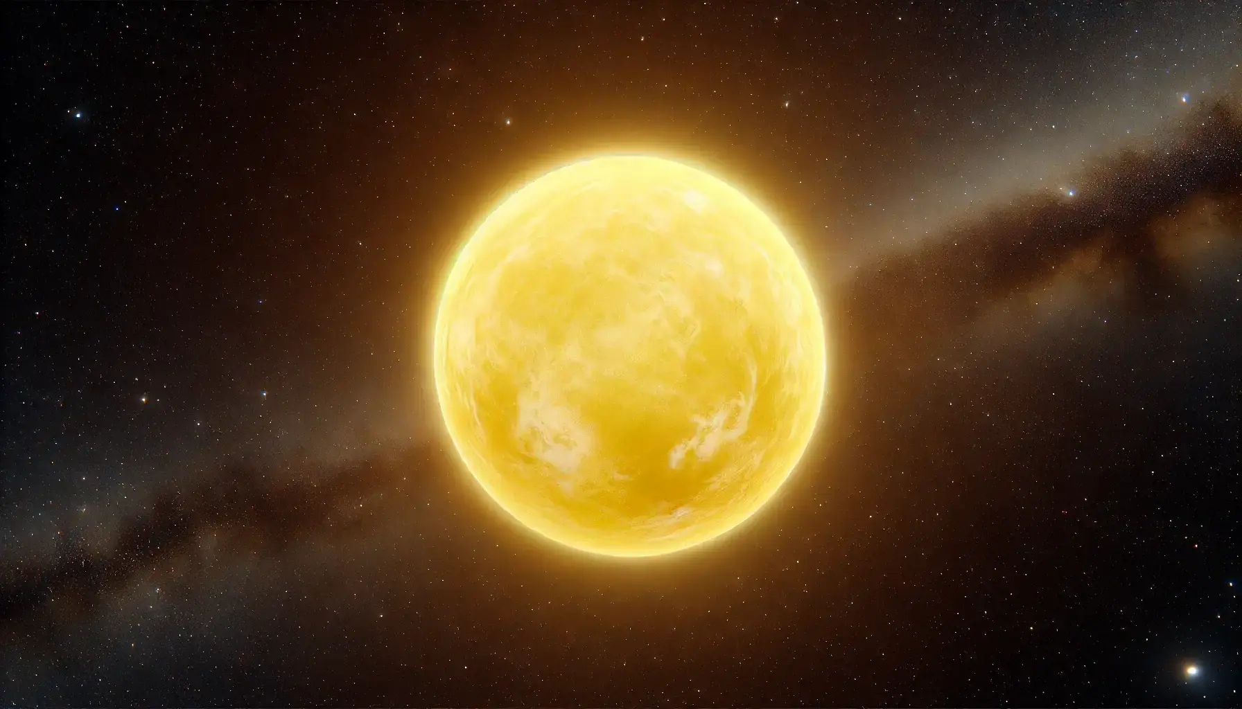 Yellow dwarf star
